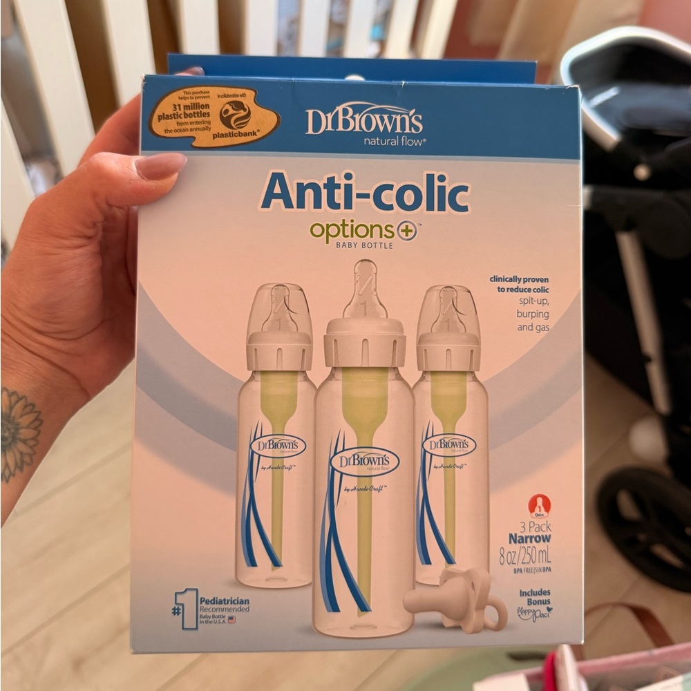 Dr. Brown's Natural Flow Anti-Colic Baby Bottle Set - Clear
